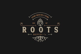 design artwork bar beer logo