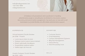 design your profesional and personalized resume to stand out