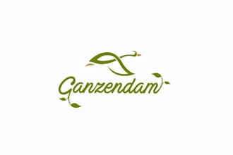 design wonderful organic farm logo