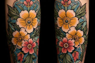 make you a traditional old school tattoo style design