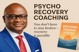 be your psycho recovery coach for mental healing and emotional freedom