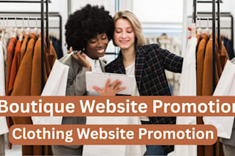 promote your clothing store, online store, boutique promotion