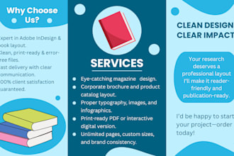 create professional book, magazine, journals, brochure