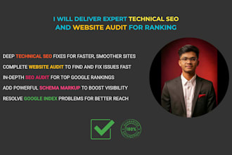 deliver expert technical SEO and website audit for ranking