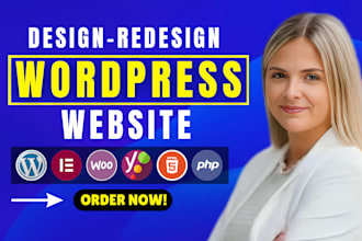 do wordpress website development or design, redesign, revamp wordpress website