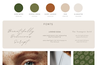 create a custom logo and a brandboard