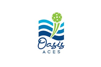 design premium super oasis aces logo