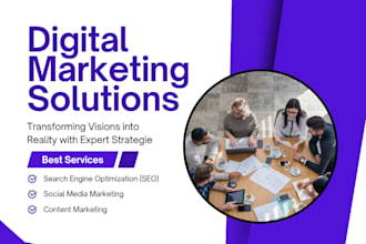 do digital marketing, google ads, facebook ads and SEO