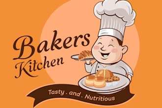 do sweet cake, bakery and cafe logo for your brand