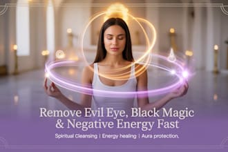 remove black spells, negativities, thirdparties eyes, evil eyes, bad magic