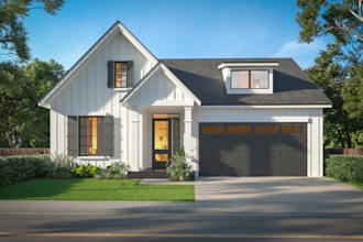 render 3d architectural house front elevation facade, exterior home design