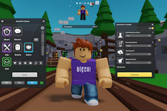 build roblox game, roblox map, roblox scripter, ui, gui, roblox models, lua pfp