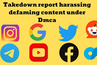 takedown report harassing defaming  articles google onlyfans mugshots websites