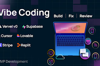 build or refine your vibe coded web app lovable, bolt and replit mvp that works