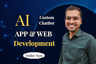 build ai website or ai mobile app, ai chatbot ai saas app