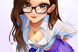 draw anime art sfw or nsfw