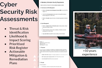perform a tailored cyber security risk assessment