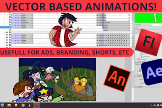 do 2d animation for any porpouse, corporate or personal