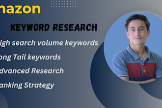 do keyword research for product listing and PPC campaign