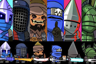 create painter boss paradise dlc character for castle crashers dlc game