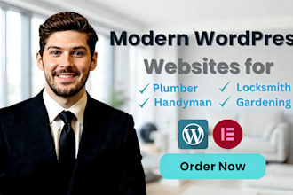 make wordpress plumber, handyman, and locksmith websites for your business