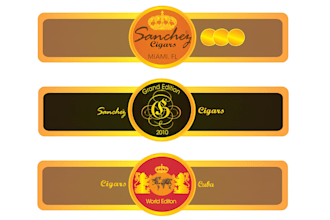 do a premium cigar band, logo, label and cigar box design