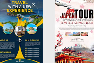 design travel posters banner flyer postcard christmas card menu cards mazazine