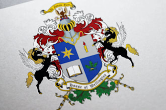 do luxury vintage heraldic shield, heraldry family crest and coat of arms logo
