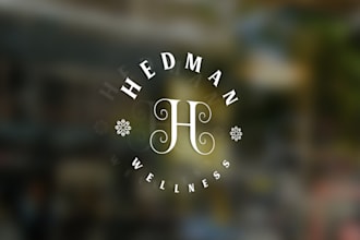 design a modern, minimalist, and creative wellness or mental health logo