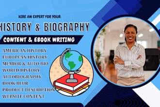 ghostwrite history, biography, american history, politics memoir ebook
