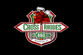 design a modern unique BBQ restaurant logo that sets you apart