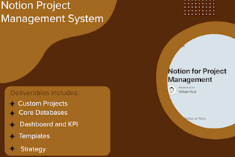 a notion project management system