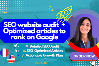 boost your SEO with audit and optimized articles