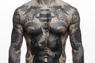 design a full body tattoos for your fivem characters, fivem developer, server