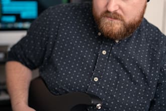 play electric guitar on your song