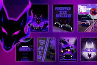 design stunning and professional esports flyers