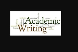 create professional academic writing and research support