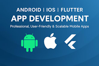 build responsive android and ios apps using flutter and dart