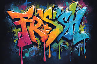 do perfect graffiti logo art for and graffiti illustration