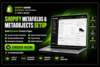 do dynamic product page sections blocks by product metafields metaobject