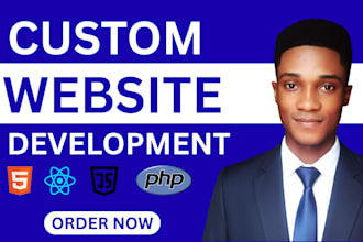 do web development, build responsive full stack websites