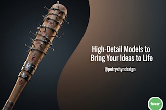 create realistic, low poly, or stylized 3d models