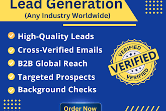 build a email list of retailers, wholesalers, and manufacturers
