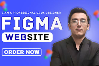 design or redesign modern website UI UX in figma
