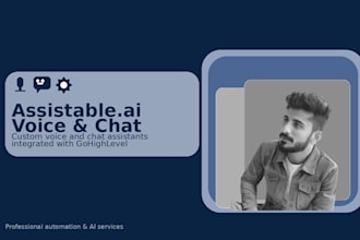 create voice chat assistant assistable ai go highlevel