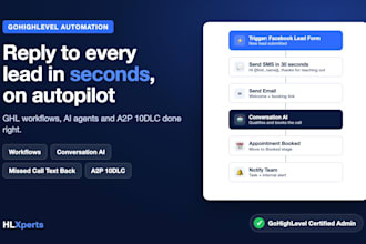 build gohighlevel automation, ghl workflow, ai voice agent and go high level a2p
