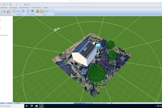 design solar systems with pvsol in 3d and provide complete documentation