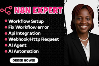 n8n automation workflow n8n ai agent make com automation n8n expert