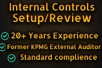 provide internal controls setup or reviews