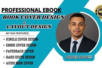 do book cover design, mockup design, KDP cover design, ebook cover design layout